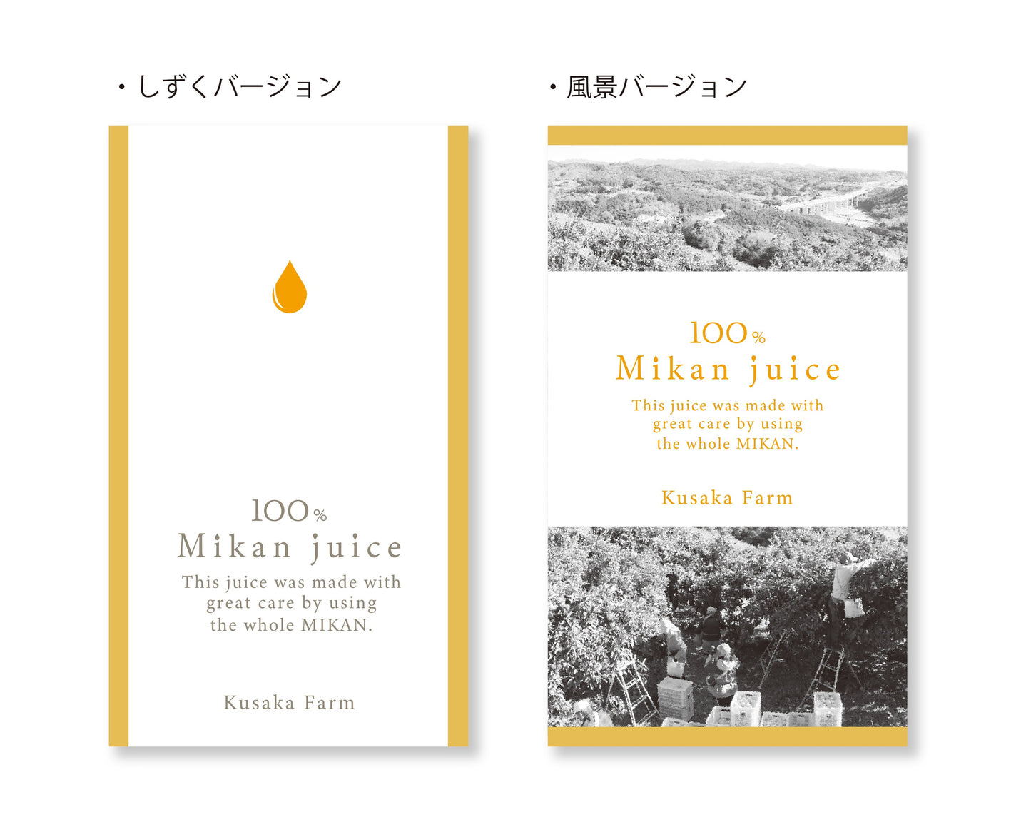 日下みかんストレートジュース 【瓶】500ml 1本